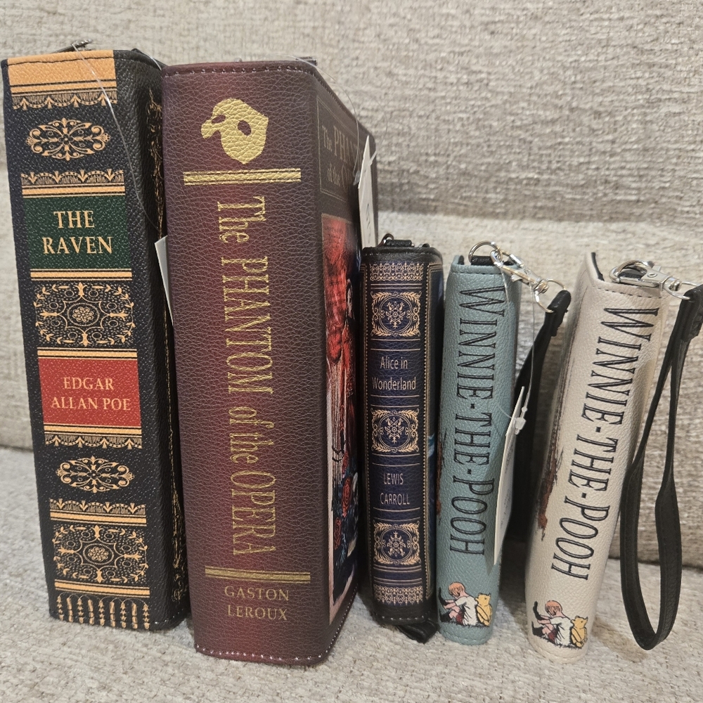 Classic Literature Book Clutches